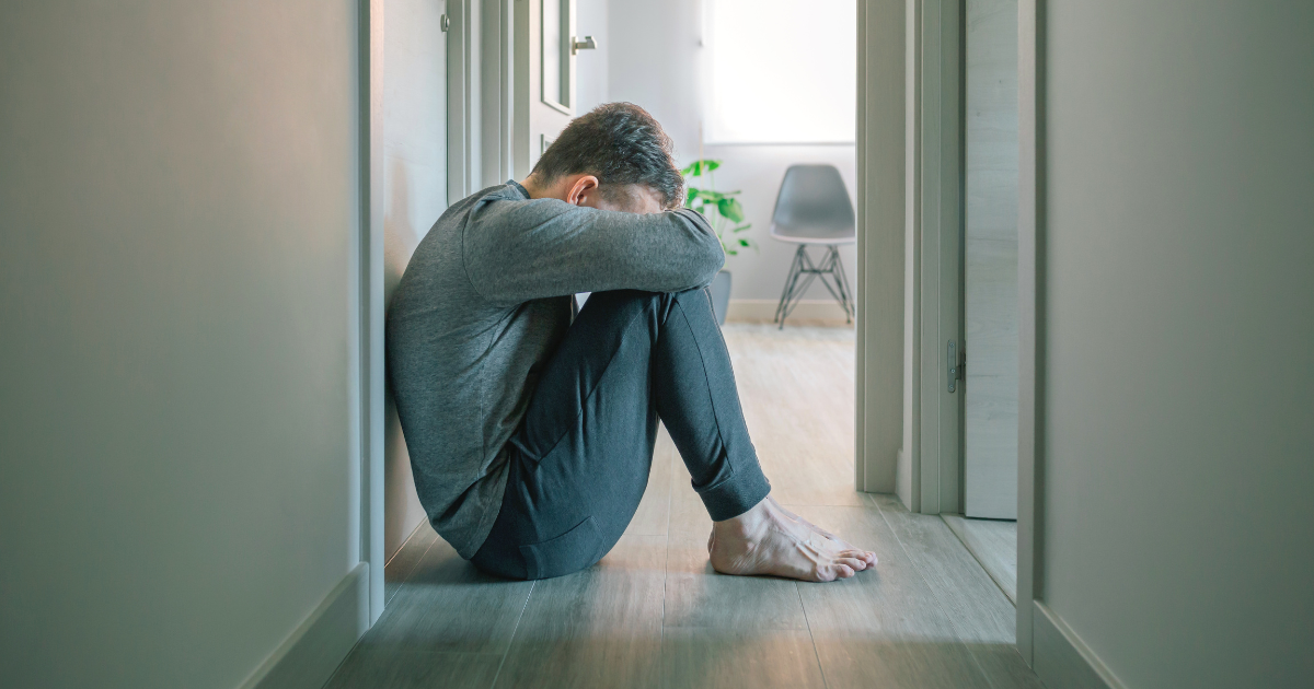 mężczyzna w kryzysie